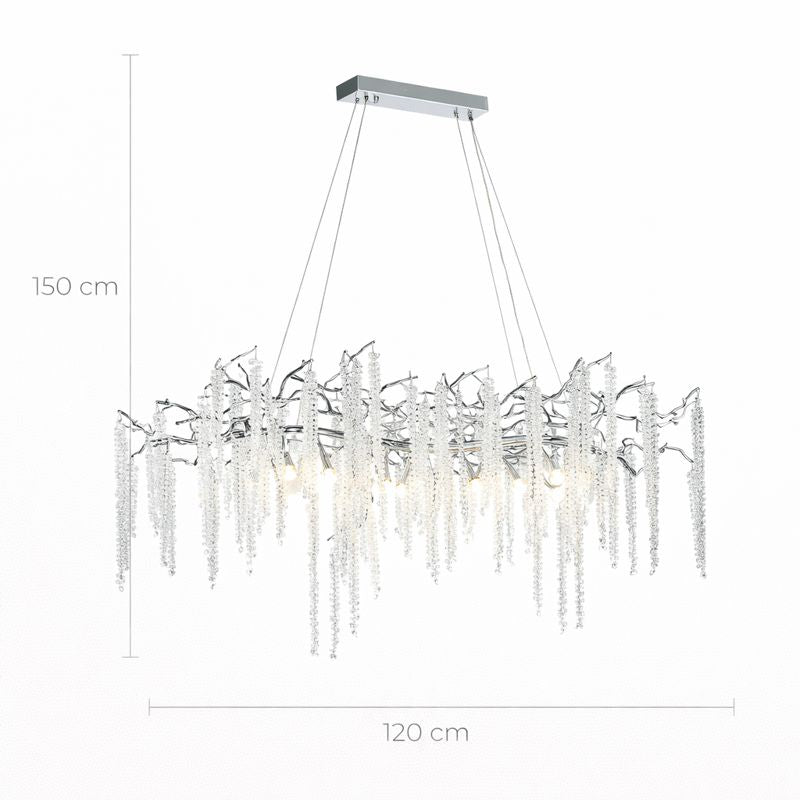 Lámpara de cristal GRAPEDROP - CLN1002-L120
