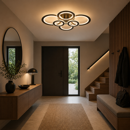 Lámpara de Techo LED Circular 6 Aros DISCO - FL642-6C