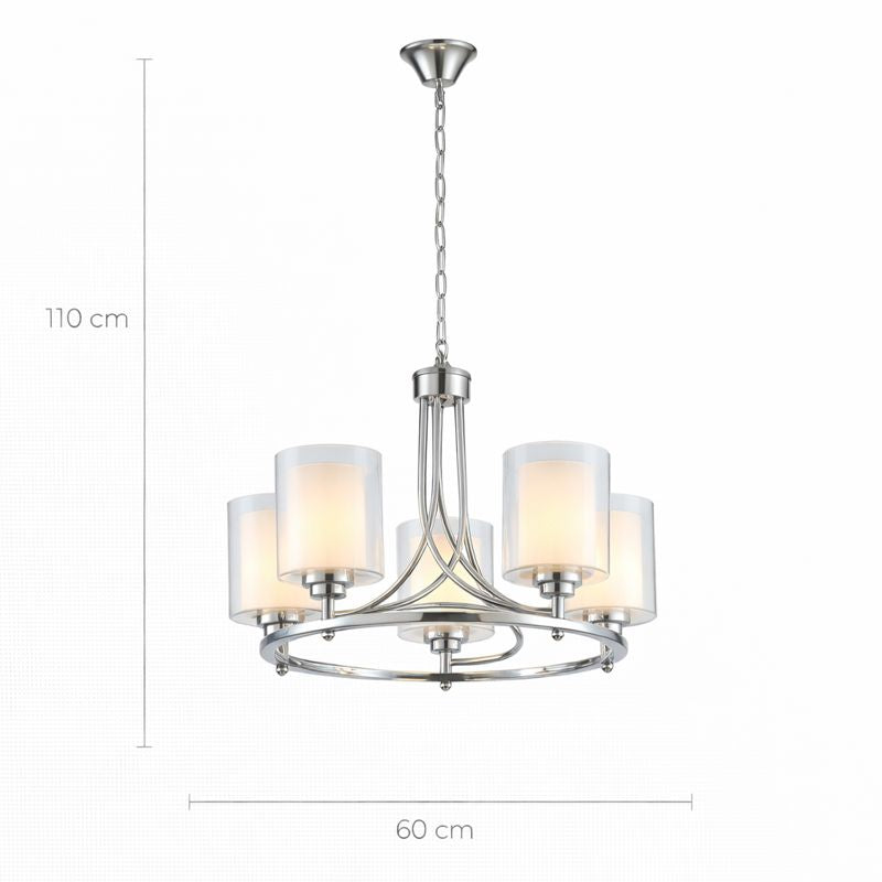 Lámpara colgante MILTON LP526-5