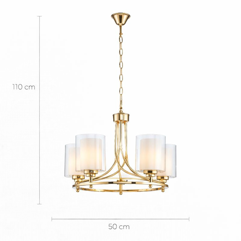 Lámpara colgante MILTON LP468-5
