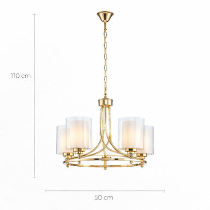 Lámpara colgante MILTON LP468-5