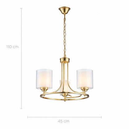 Lámpara colgante MILTON LP468-3