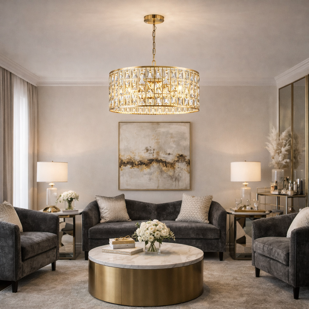 Lampara colgante de cristal Dune - LP4016-D50P