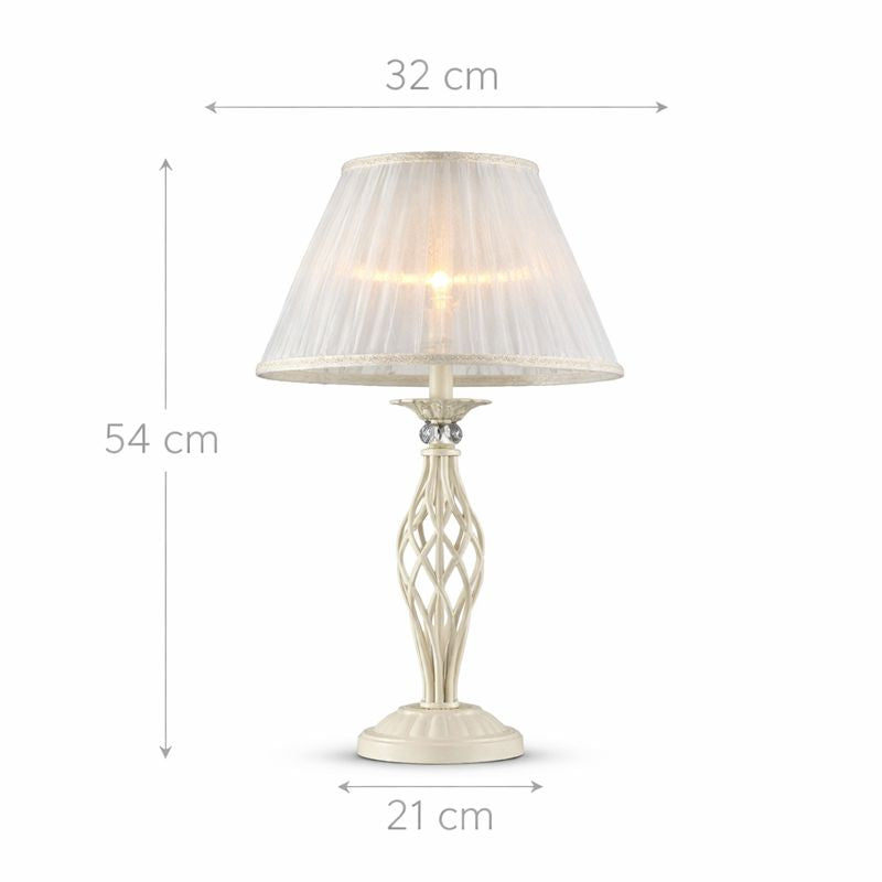 Lámpara de mesa GRAZIA WHITE LP290-1T