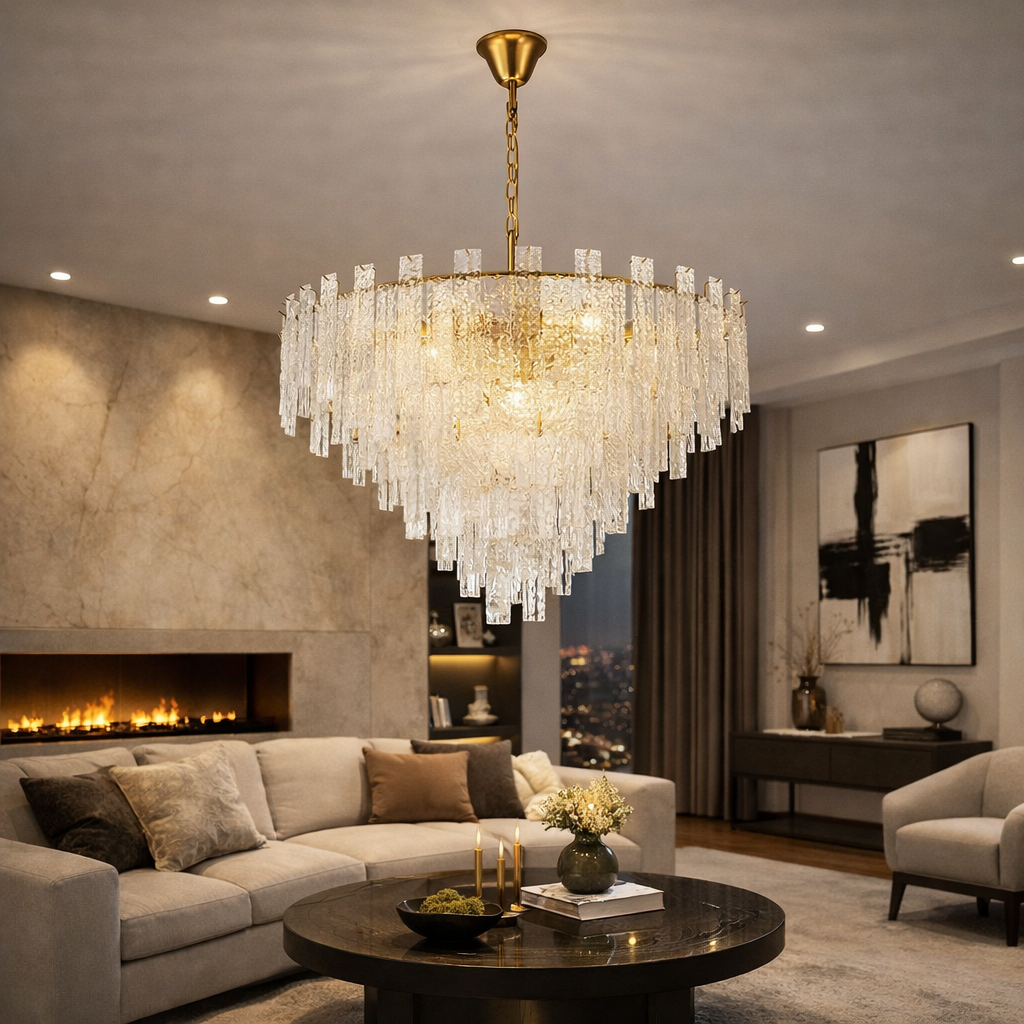 ICELUX Lampara colgante de cristal CLN133-D100