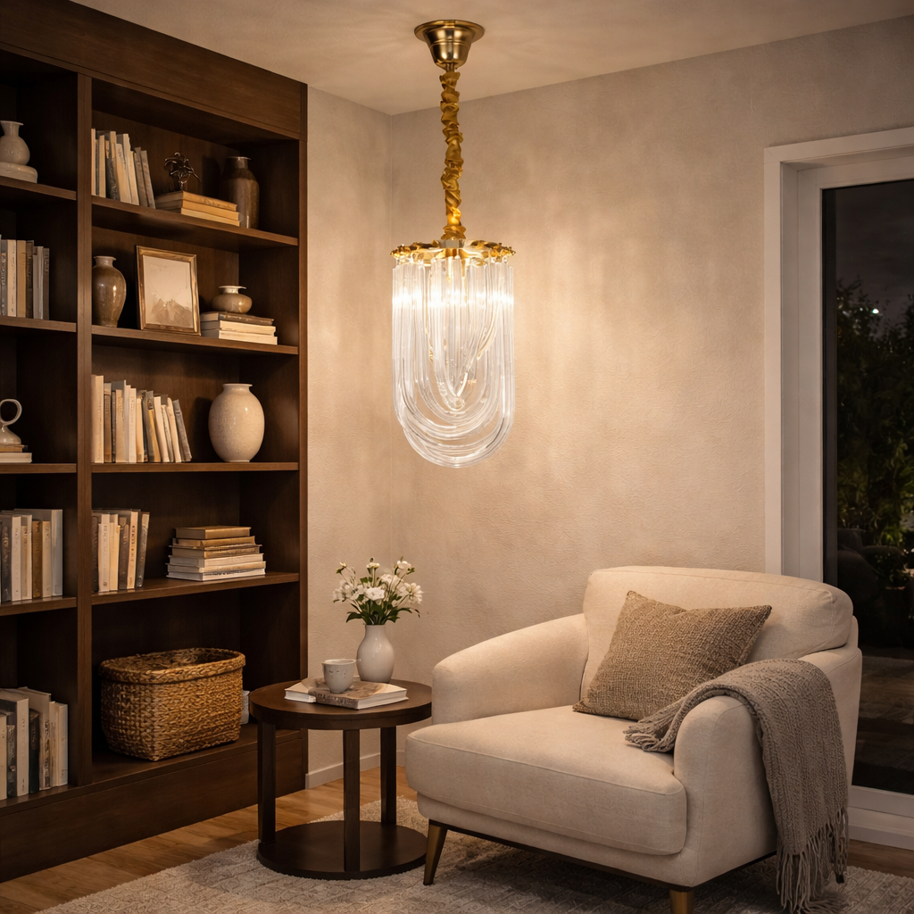 Lámpara colgante de cristal EINH - CLN130-D20