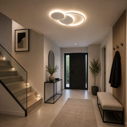 Lámpara LED Circular Techo Salón DALMO | Blanco Atenuable CCT