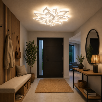 Lámpara LED Floral Techo Salón STAR | Blanco Atenuable CCT
