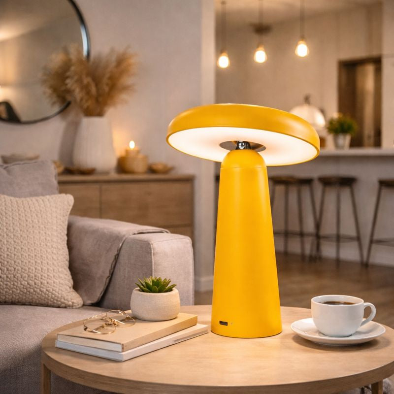 Lámpara de Mesa Amarilla Moderna EDI - LP5056-1T