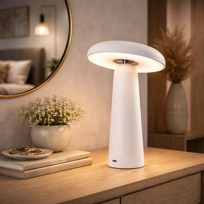 Lampara de mesa blanca EDI - LP5055-1T