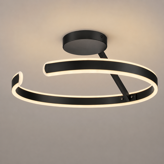 Lámpara de techo LED Arcus Negra | FL6027-C