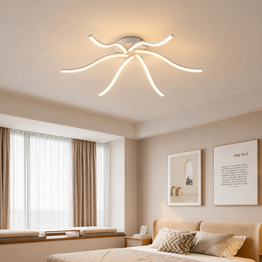 Lámpara de techo LED WAVE Blanco | FL6002-C