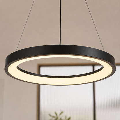 Lámpara Colgante LED Redonda | Negra/Blanca/Dorada CCT | FL6589-D50P