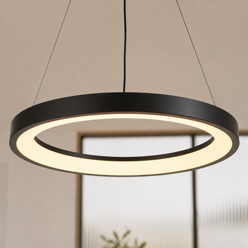 Lámpara Colgante LED Redonda | Negra/Blanca/Dorada CCT | FL6589-D50P