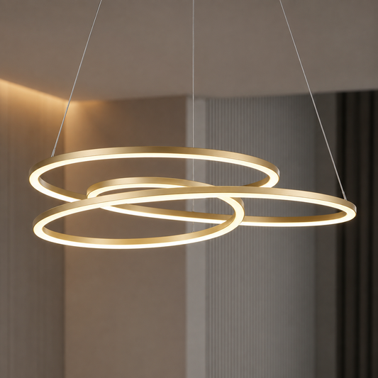 Lámpara Colgante LED Nexus | Dorada CCT Atenuable - FL6025-P