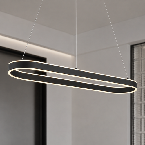 Lámpara Colgante LED Helix | Negra CCT Atenuable - FL6030-P