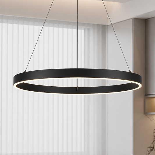 Lámpara Colgante LED Helix | Negro CCT Atenuable - FL6032-1P