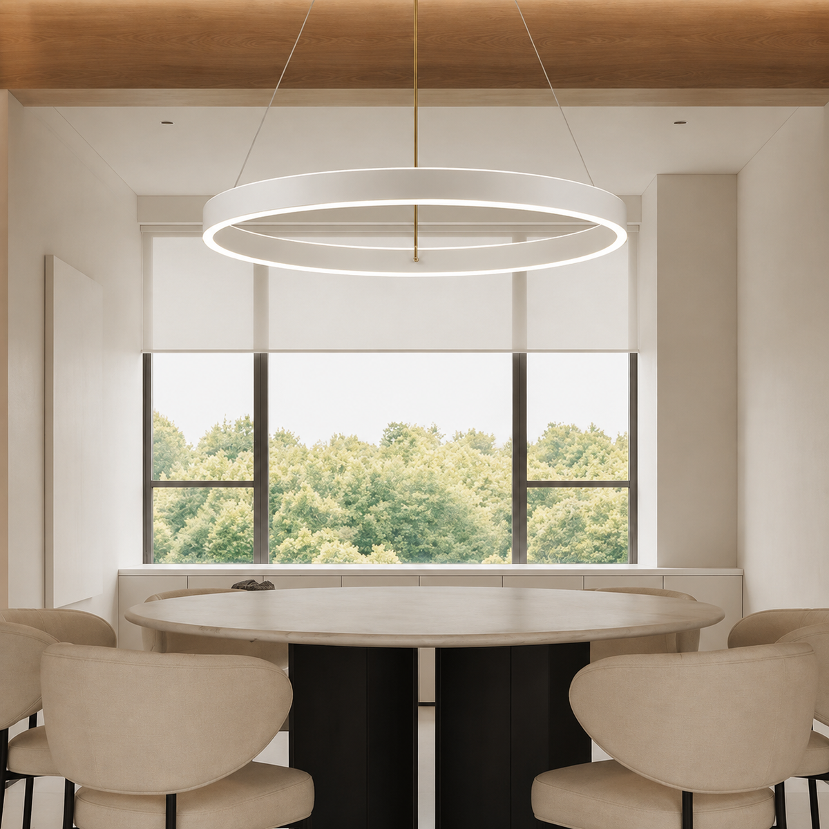 Lámpara Colgante LED Helix | Blanco CCT Atenuable - FL6033-1P