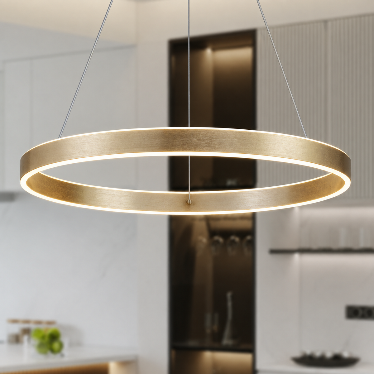 Lámpara Colgante LED Helix | Dorado CCT Atenuable - FL6034-1P
