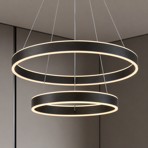 Lámpara Colgante LED Helix | Negro CCT Atenuable - FL6032-2P