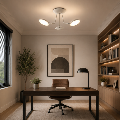 Lámpara LED Orientable Techo Salón NASHVILLE | Blanco 3 Luces