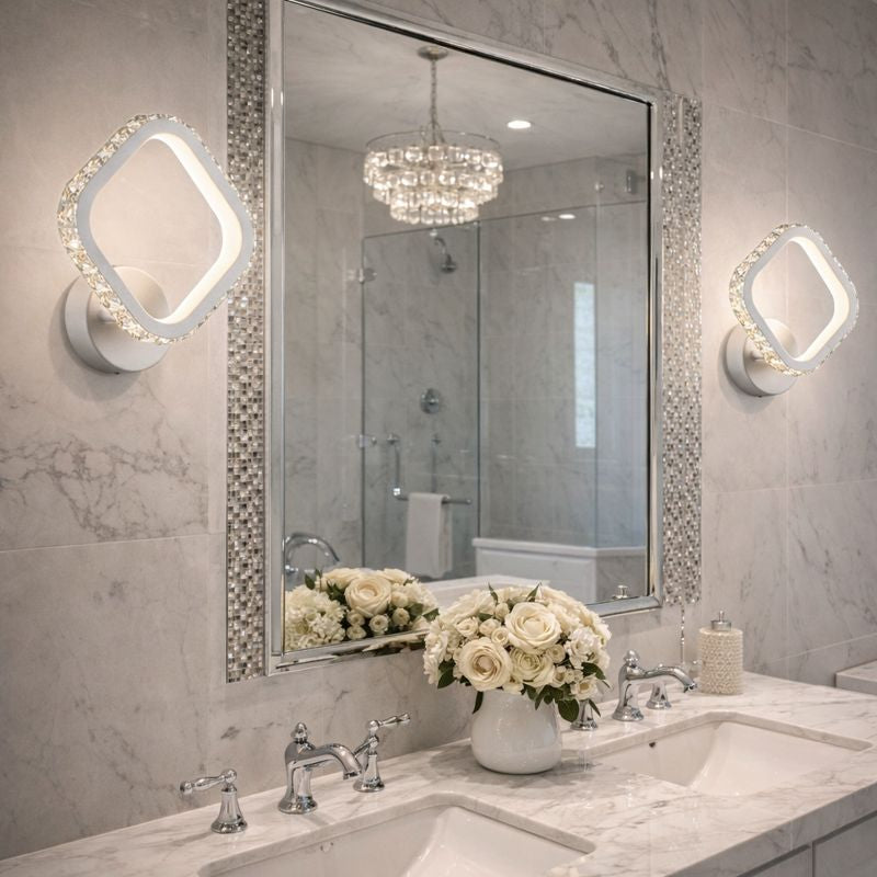 APLIQUE DE PARED DIAMANT WH FL604-1W