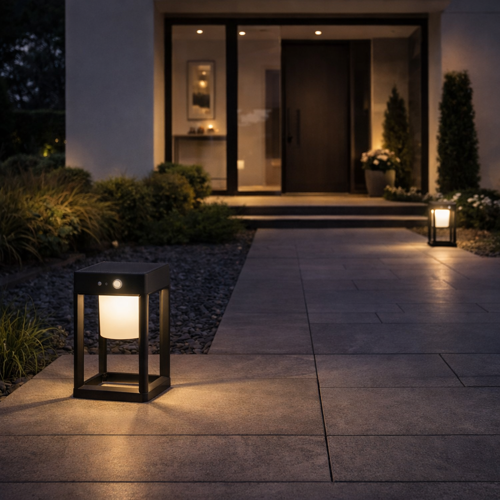Aplique Solar Led Con Sensor - LP9039-1T