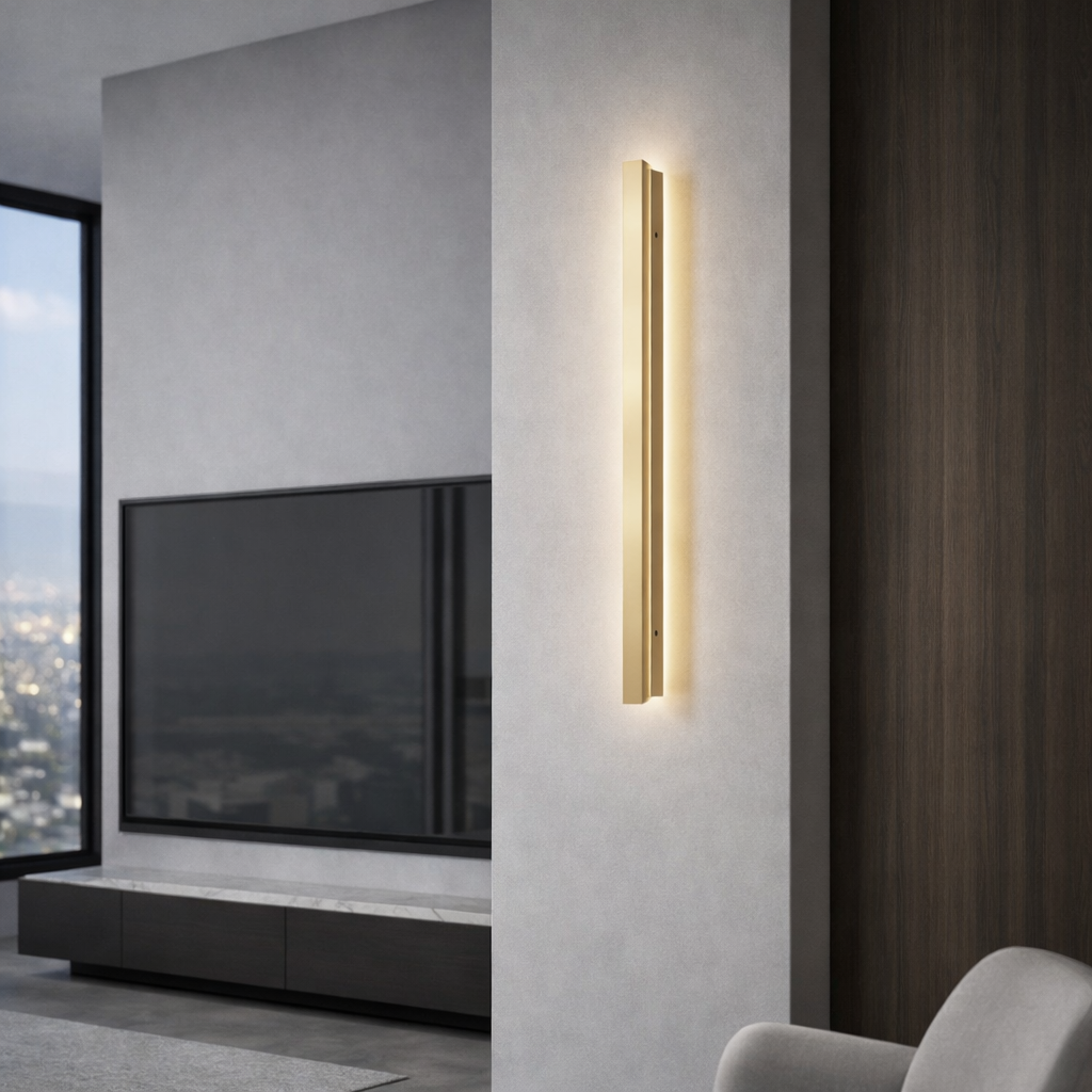 Aplique de pared 80CM CCT Dorado