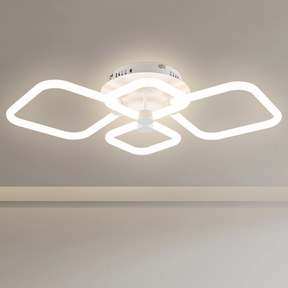 Lámpara LED Geométrica Techo Salón NEO | Blanco Atenuable
