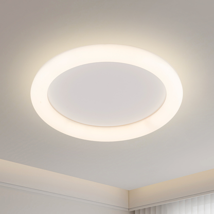 Plafón LED Circular Techo Dormitorio NUBE | Blanco Ø40 cm CCT