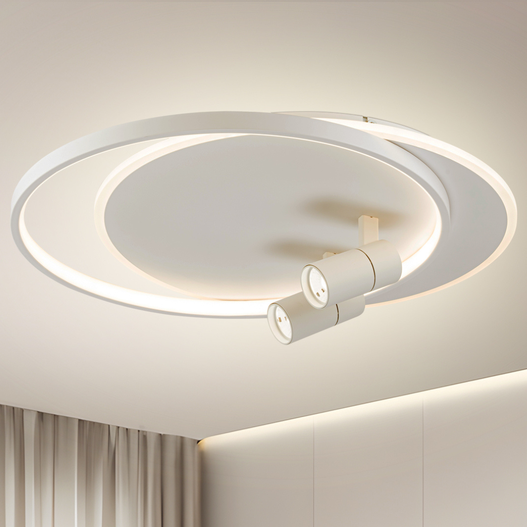 Lámpara LED Circular Techo Salón DALMO | Blanco Atenuable CCT