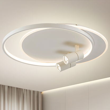 Lámpara LED Circular Techo Salón DALMO | Blanco Atenuable CCT