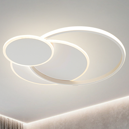 Lámpara LED Circular Techo Salón DALMO | Blanco Atenuable CCT