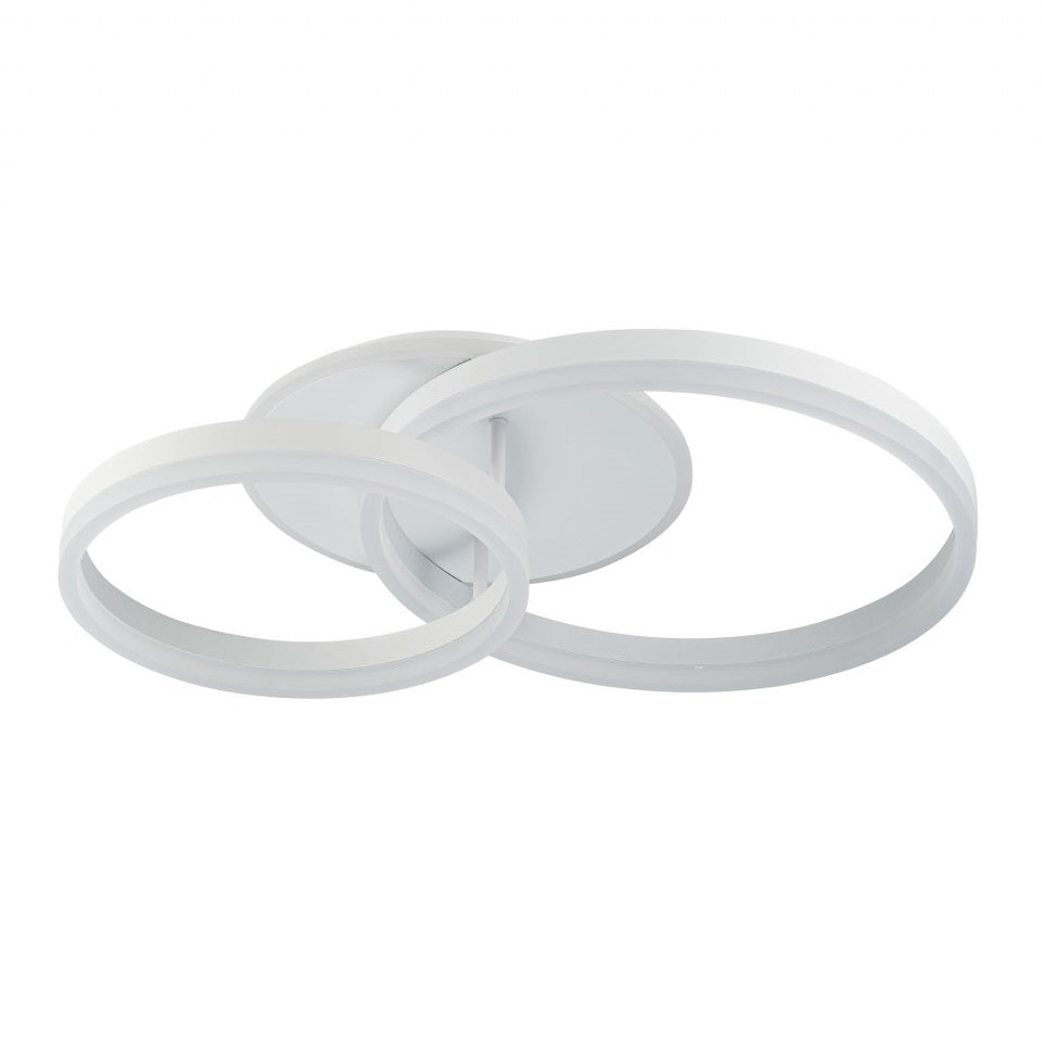 Lampara 2 Aros Led CCT Regulable Blanco