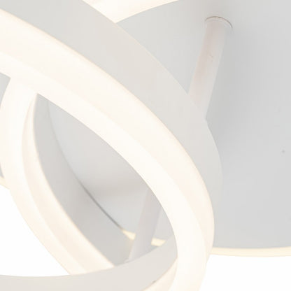 Lampara 2 Aros Led CCT Regulable Blanco