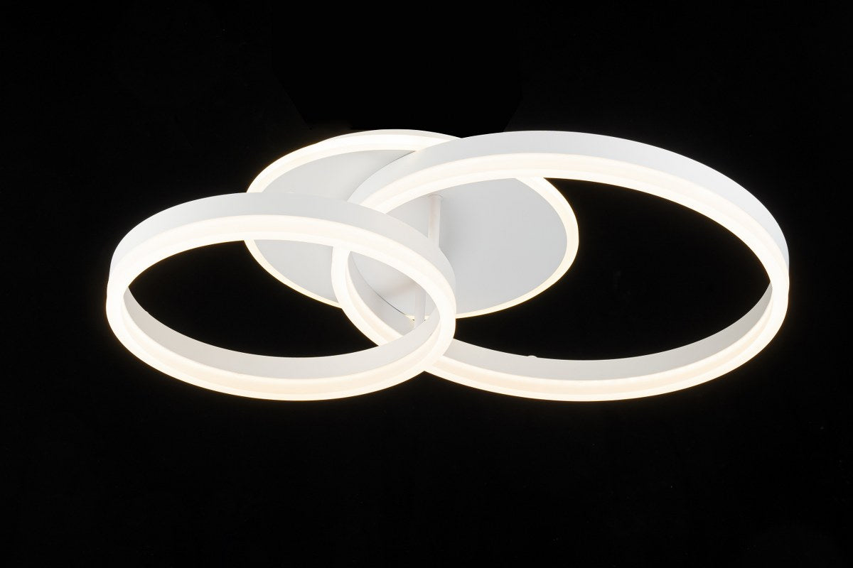 Lampara 2 Aros Led CCT Regulable Blanco