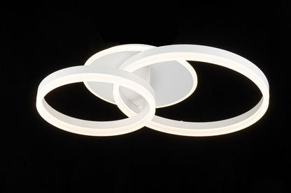 Lampara 2 Aros Led CCT Regulable Blanco