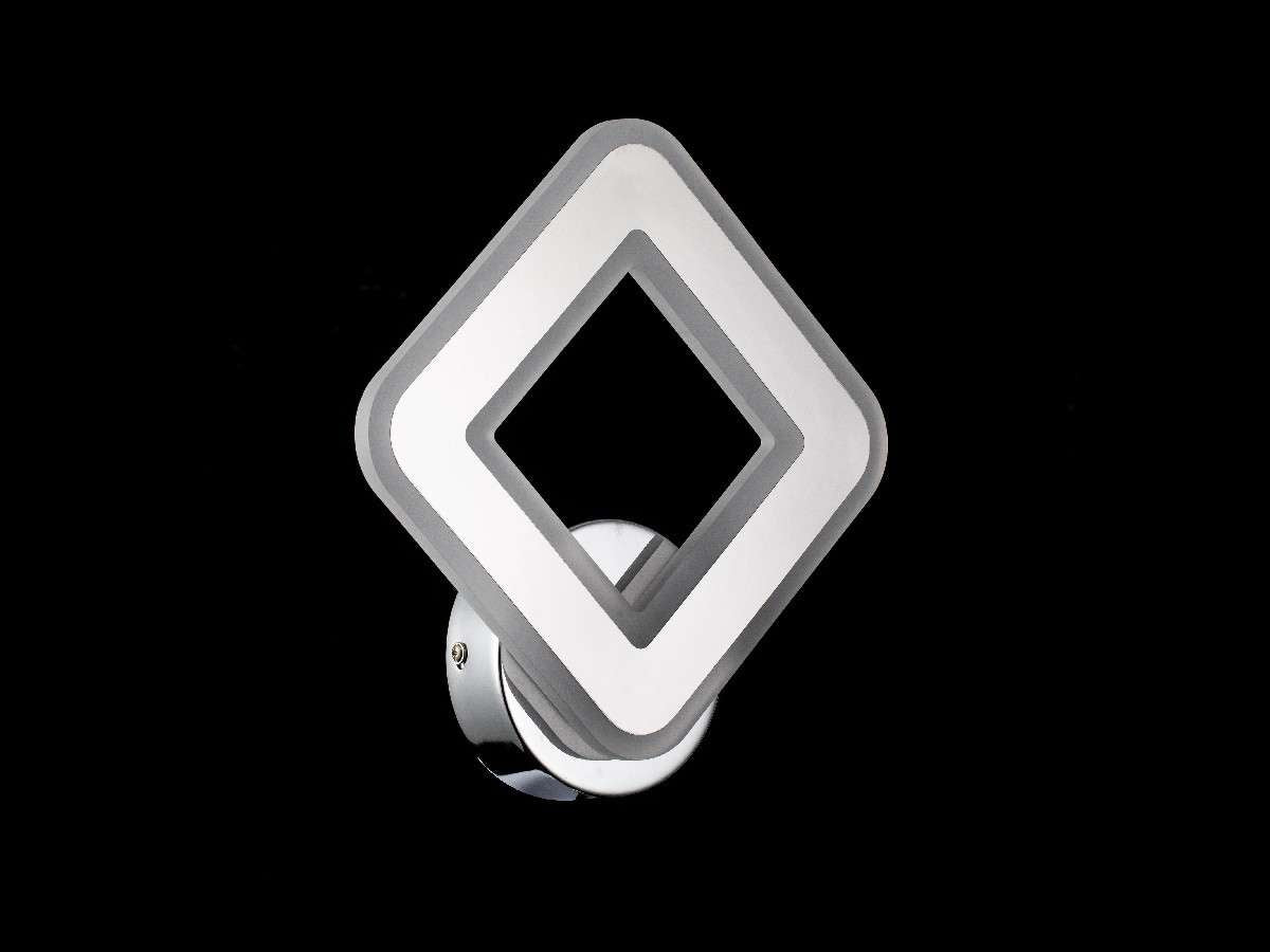 Aplique de Pared Cuadrado Led CCT Gris