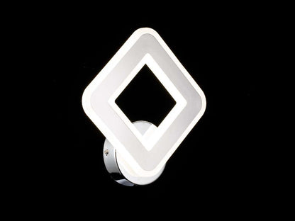 Aplique de Pared Cuadrado Led CCT Gris