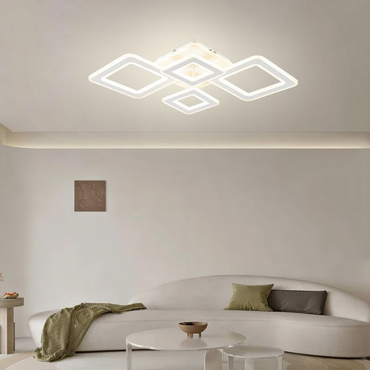 Lámpara de techo con 4 LEDS Blanco