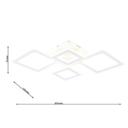 Lámpara de techo con 4 LEDS Blanco