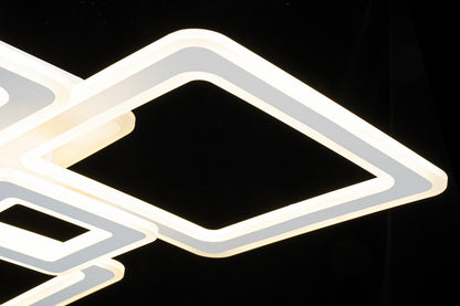 Lampara con 6 Cuadros Led Blanco