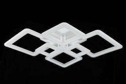 Lampara con 6 Cuadros Led Blanco