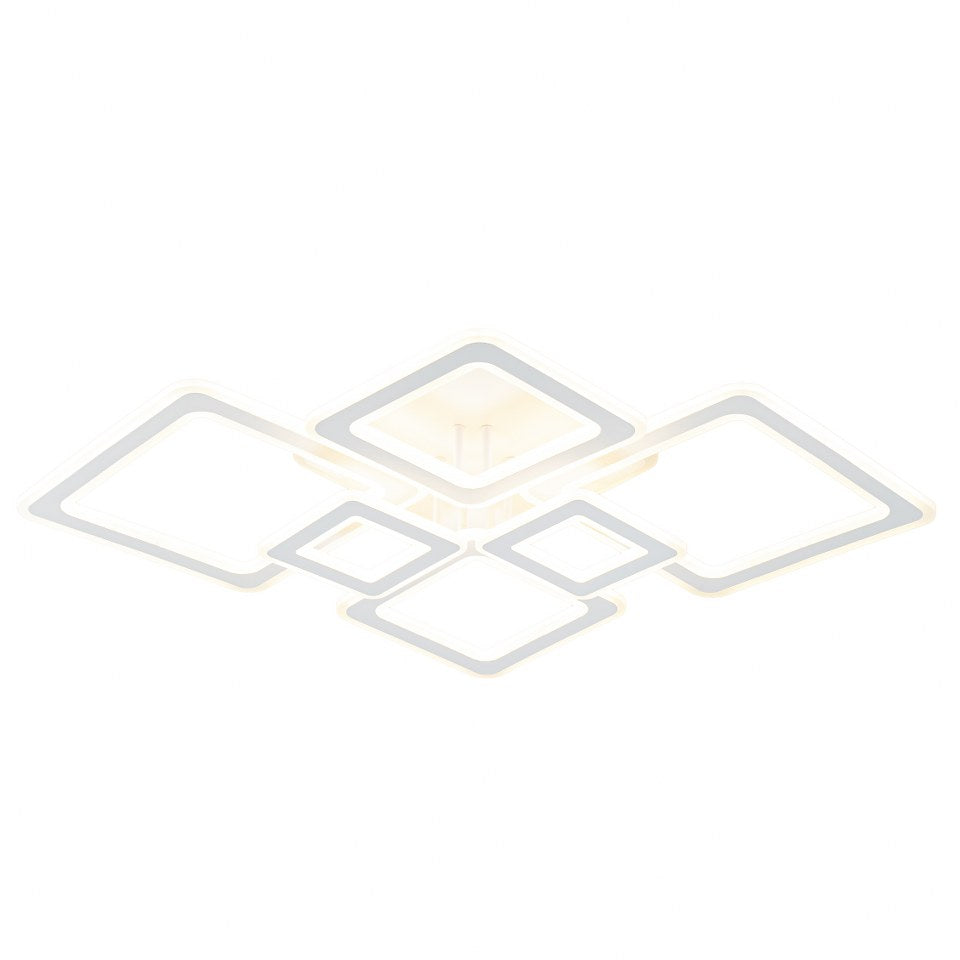 Lampara con 6 Cuadros Led Blanco