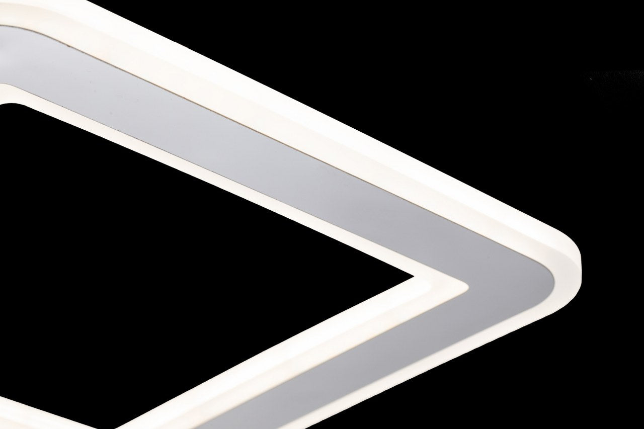 Lámpara de techo con 4 LEDS Gris