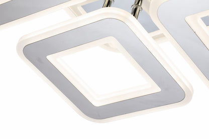 Lámpara de techo con 4 LEDS Gris