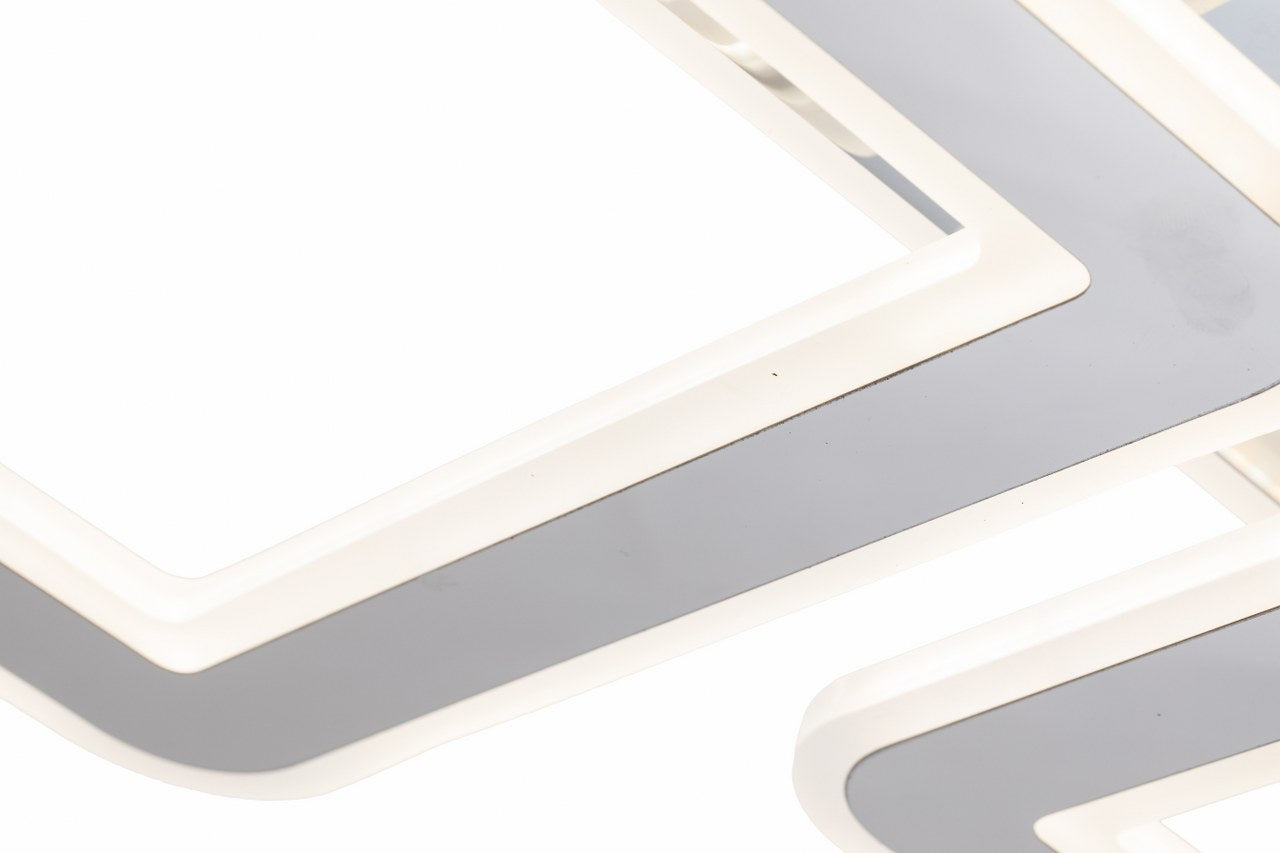 Lámpara de techo con 4 LEDS Gris