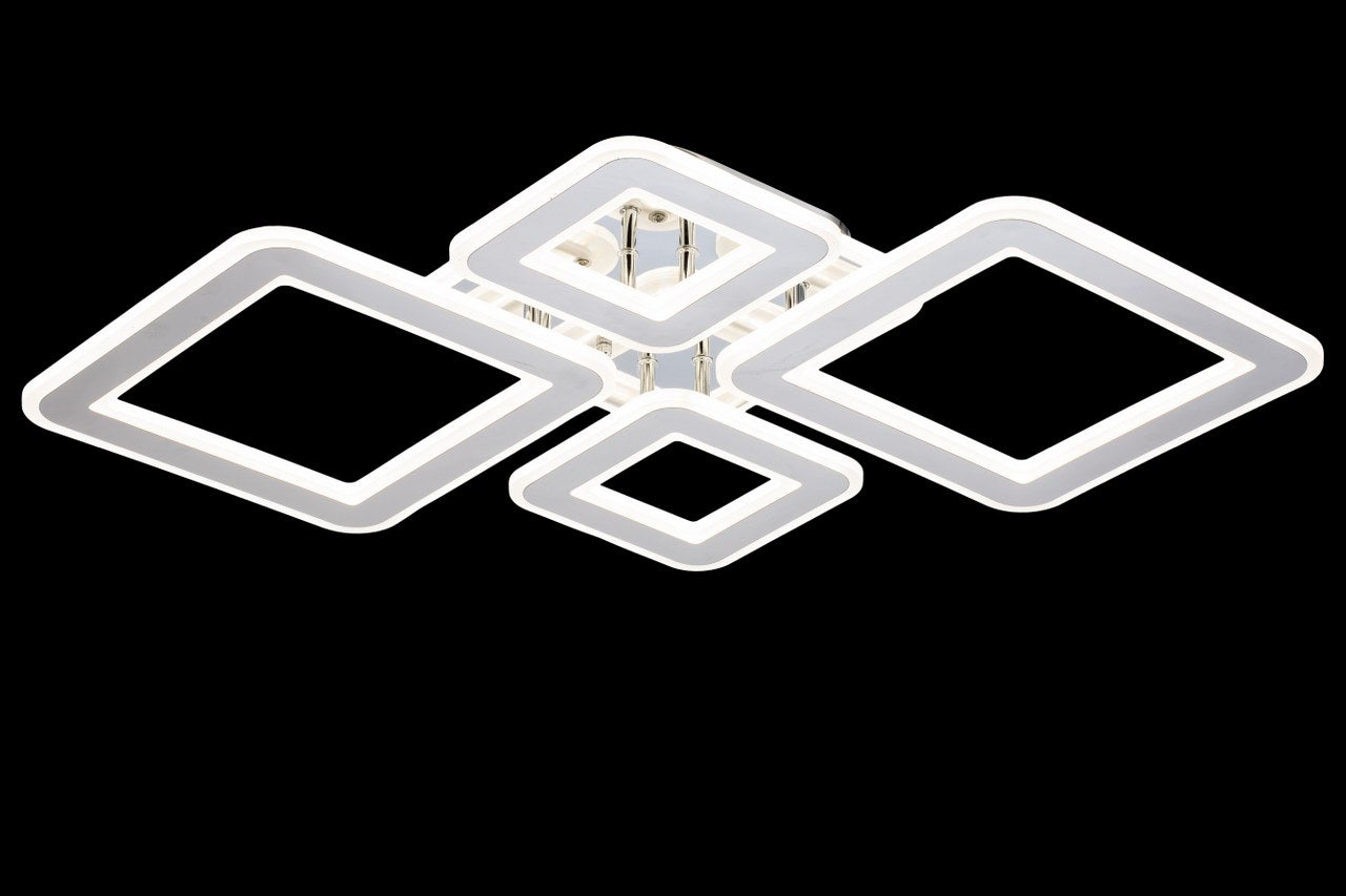 Lámpara de techo con 4 LEDS Gris