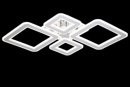 Lámpara de techo con 4 LEDS Gris