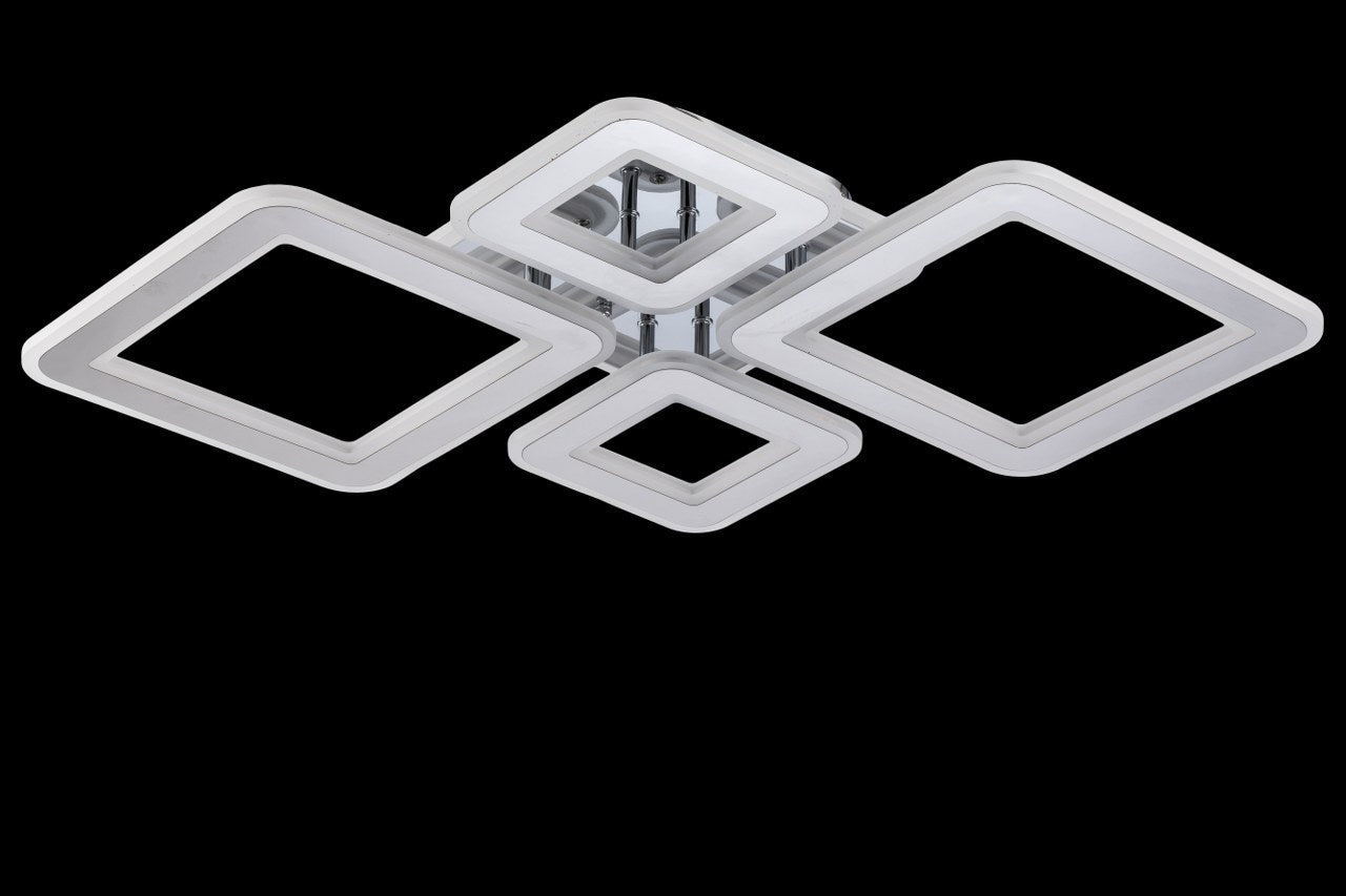 Lámpara de techo con 4 LEDS Gris